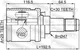 ШРУС TOYOTA FORTUNER (_N5_, _N6_) / TOYOTA HILUX (_N1_, _N2_, _N3_) 2004-2015 г. - изображение 4