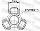 Трипоїд ШРУСа VOLVO 940 (945) / VOLVO 460 (464) / VOLVO S90 (964) 1974-2019 г. - изображение 1