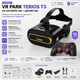 Комплект VR Park Terios T3 (VR-очки J60 + джойстик) - виртуальная реальность для смартфонов 4.7-6.7", поляризованные линзы - изображение 1