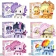 Набор конструкторов пони My Little Pony 6 шт Рарити Эпплджек Искорка Флаттершай Пинки Пай Радуга Дэш 1282 деталей - изображение 11