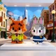 Парные конструкторы Джуди Хопс и Ник Уайлд 369 деталей Зверополис Bricks - изображение 2