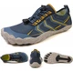 Обувь для пляжа и кораллов аквашузы Diving shoes синие с серым на шнурках 41 ( 26,5 см ) 325 - изображение 2