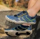 Обувь для пляжа и кораллов аквашузы Diving shoes синие с серым на шнурках 41 ( 26,5 см ) 325 - изображение 5
