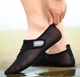 Обувь для пляжа и кораллов аквашузы Diving shoes черные плоская подошва 40-41 ( 25,5 см ) 238 - изображение 4