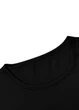 Женская укороченная базовая футболка 2592 Simpe Perfect (2020-42-01) Черный 42 No Brand (S) - изображение 5