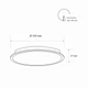 Світильник точковий врізний GUTA LED 12R 12W 4500K Ø149мм LIGHT SET білий - зображення 6