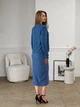 Кофта в рубчик синя Merlini Артуа 110001123 розмір 2XL/3XL - зображення 3