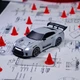 Машинка для дрифта на радіокеруванні Nissan GT-R S815 1:24 4WD з LED-підсвіткою (Сірий) - изображение 3