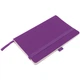 Книга записна Axent Partner Soft Skin 8616-11-A, 125*195 мм, 96 аркушів, клітинка, фіолетова - изображение 3
