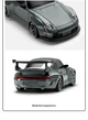 Машинка для дрифта на радіокеруванні Porsche S814 1:24 4WD з LED-ліхтарями (Темно-сірий) - изображение 7
