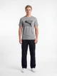 Футболка хлопковая длинная мужская Puma Graphics 69177503 M Medium Gray Heather с принтом (4069161744976) - изображение 3