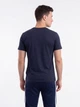 Футболка хлопковая длинная мужская Puma Graphics 69177716 L New Navy с принтом (4069161716607) - изображение 2