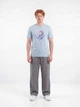 Футболка хлопковая длинная мужская Puma Graphics 69177747 L Seafoam с принтом (4069161728099) - изображение 3