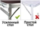 Стол туристический Stenson MH-5309-2 Серый 120x60 см (MH-5309-2) - изображение 6