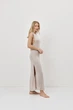 Пляжна жіноча сукня туніка Aruelle Glow dress S срібла з люрексом - зображення 6