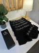 Чоловічі труси Чорні боксери Calvin Klein Великі букви Білі набір 5 шт. Black XXXL - зображення 1