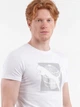 Футболка хлопковая длинная мужская Puma Graphics 69178402 L White с принтом (4069161672934) - изображение 4