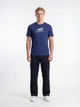 Футболка хлопковая длинная мужская Puma Essentials Graphics 69203149 M Blue Jewel с принтом (4069161744648) - изображение 3
