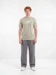 Футболка хлопковая длинная мужская Puma Essentials Graphics 69203161 M Pebble Gray с принтом (4069161729201) - изображение 3