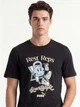 Футболка хлопковая длинная мужская Puma Graphics 69349401 M Black с принтом (4069161658549) - изображение 4