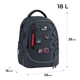 Рюкзак шкільний Kite Education Sport Mode 38x28x16 см 18 л Темно-сірий (K26-700M-6) - зображення 3