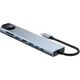 Концентратор Dynamode USB-C 8-in-1 HDMI 4K30Hz + 1xRJ45 + 1xUSB 3.0 + 1xUSB 2.0 + 1xUSB-C PD (BYL-2017L) Dynamode BYL-2017L 1040237 - зображення 2