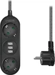 Przedłużacz Logilink 2 gniazda + 3 USB 1.5 m Black (LPS262U) - obraz 2