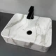 Умывальник накладной VBI FORLI 480x380x140мм прямоугольный мрамор VBI-011109 - изображение 2