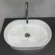 Умывальник (раковина) VBI VERONA 50 MARBLE WHITE GLOSSY накладной - изображение 3