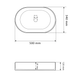 Умывальник (раковина) VBI VERONA 50 MARBLE WHITE GLOSSY накладной - изображение 4