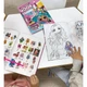Дитяча книжка-розмальовка "The creative Rainbow" LCB12 зі стікерами - изображение 4