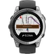 Смарт-годинник Garmin Fenix E 47mm AMOLED Stainless Steel with Black Silicone Band (010-03025-02/00) - изображение 1