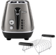 Тостер Delonghi CTIN2103.TB Титаново-чорний - зображення 1