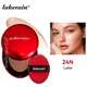 Стойкий тональный крем Кушон Lakerain Super Fit Cushion Foundation Mask Shield, Тон 24N Latte 18 г - изображение 2