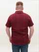 Поло мужское бордовое короткий рукав 9811-9 3XL - изображение 7