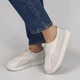 Кеды женские MYZ К-014 WHITE из натуральной белой кожи на платформе. Размер 41 - изображение 10
