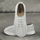 Кеды женские MYZ К-014 WHITE из натуральной белой кожи на платформе. Размер 41 - изображение 4