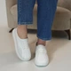 Кеды женские MYZ К-014 WHITE из натуральной белой кожи на платформе. Размер 41 - изображение 13
