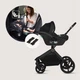 Універсальна коляска 3 в 1 Lionelo FREYA 3IN1 BLACK ONYX - зображення 3