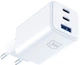 Ładowarka sieciowa 3MK Hyper Charger 65W GaN QC4+ White (5903108640107) - obraz 2