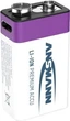 Akumulator Ansmann Li-Ion E-Block 400 mAh 9V USB-C (1315-0005) - obraz 1