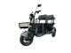 Електричний трицикл Corso «RAW» RW-169932 (1) + 1 ЯЩИК АКУМ, двигун 1200W, акумулятор 72V/28Ah графеновий, колеса 300-10, в коробці - Сірий - зображення 2