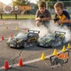 Радіокерована машинка дрифтова 4WD Nissan GTR GT 21см. з LED підсвітою повнопривідна для дрифту та гонок white - зображення 2