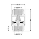 Зворотний клапан Thermo Alliance Base 3/4"ВВ Slim із латунним штоком TAB240W20S - зображення 2