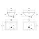 Раковина Qtap Stork 535x365x190 White QT1511H0422DW - изображение 2