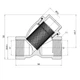 Фільтр грубої очистки Thermo Alliance Forte 1/2"ВВ нікель для води косий TAF124W15 - зображення 2