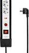Udzielacz Nedis Extension 10 gniazd typu F (CEE 7/7) 3 m Black (ESC103SPF1PRO) - obraz 1