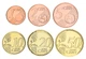 Набор монет Франция набор из 6 монет евро 2021 UNC 1, 2, 5, 10, 20, 50 евроцентов - изображение 2