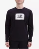 C.P. Company - мужская кофта с длинным рукавом Long Sleeve Jersey 30/1, темно-синяя, M - изображение 2