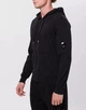 Свитшот C.P. Company Hooded Open Light Fleece, черный, XL - изображение 2